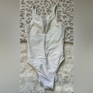Anne Cole Classic Cream one piece Swimsuit